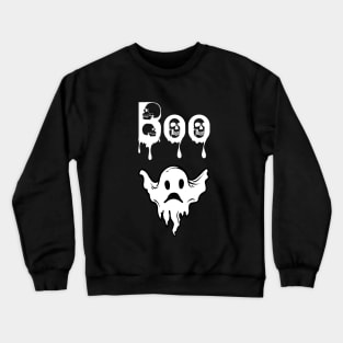 boo ghost | scary ghost for halloween | gift for kids and adults Crewneck Sweatshirt